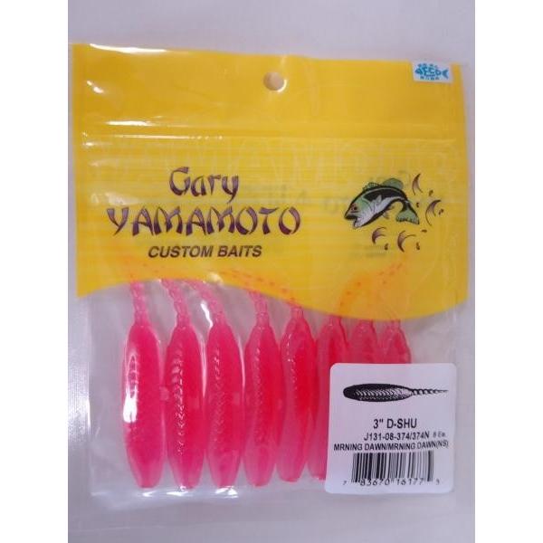 ゲーリーヤマモト 3インチ ディッシュワーム 374/374N クリアーピンク 161775