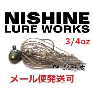 ニシネ ルアー ワークス ニシネフィネスフットボールジグ 20.7g 3/4oz ウォーターメロンキャンディ 100958