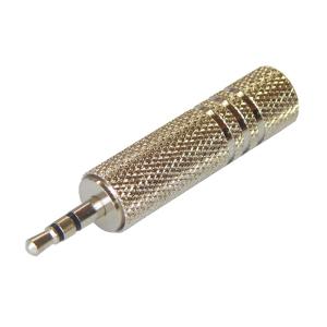 富士パーツ商会 ステレオ 標準プラグ 6.3mm (オス) → ステレオ 標準