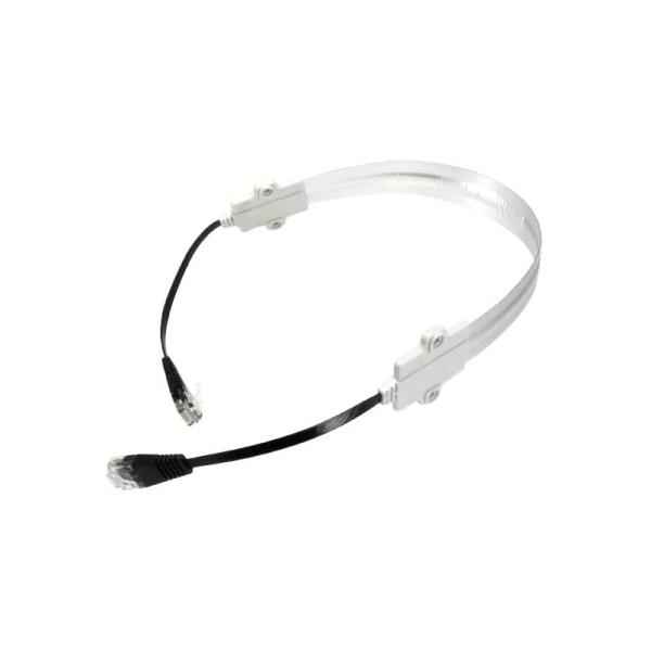 [10個セット]F-Factory Cat.6準拠 高耐久 隙間LANケーブル 50cm サッシ窓や...