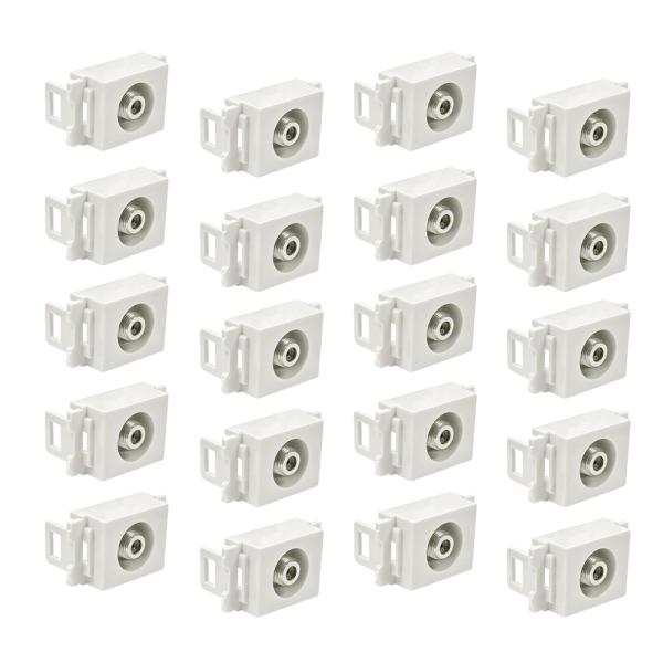 [20個入]F-Factory 壁面用 テレビ端子 JJ型 2K 4K 8K 放送対応 電流通過型 ...