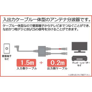 4K8K放送対応 アンテナ分波器 (BS/CS...の詳細画像3