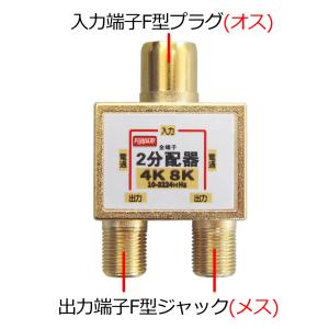 4K 8K放送対応 アンテナ分配器 全端子電流...の詳細画像3