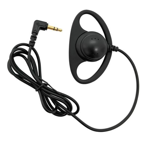 耳掛け式 イヤホン オープンイヤー型 ステレオ 片耳 イヤホン (ブラック) テレビ・ラジオ・音楽用...
