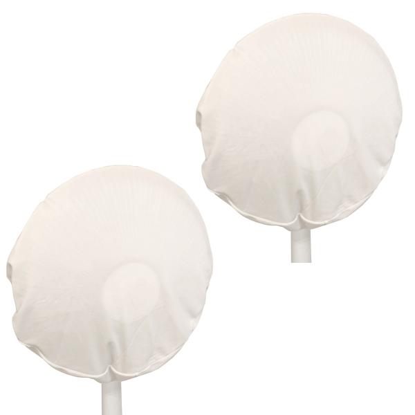 扇風機 収納カバー 洗える 埃カバー 35cm-45cm対応 防塵 ホコリや汚れから守る ホワイト ...