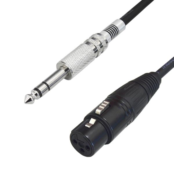 F-Factory 6.3mm TRS フォーン(標準)プラグ (オス) - XLR(キャノンプラグ...