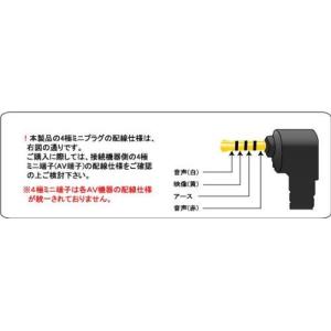 富士パーツ商会 4極ミニプラグ 変換ケーブル ...の詳細画像1