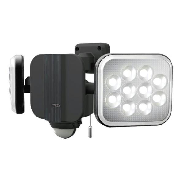 ライテックス（RITEX）14W×2灯（ハロゲン600W相当）フリーアーム式LEDセンサーライト（L...