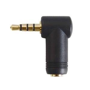 3.5mm 4極ミニプラグ L型/L字変換アダプター 4極ミニケーブル L型/L字変換プラグ/PLG-L41GD