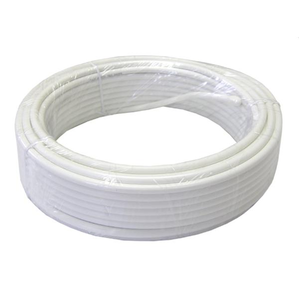 4K8K放送対応 S4CFBAL テレビアンテナケーブル20m ホワイトグレー 両端未加工 （S4C...