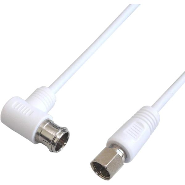 フジパーツ 極細アンテナケーブル 20.0m スリムタイプ S2.5C-FB L-S型 ホワイト V...