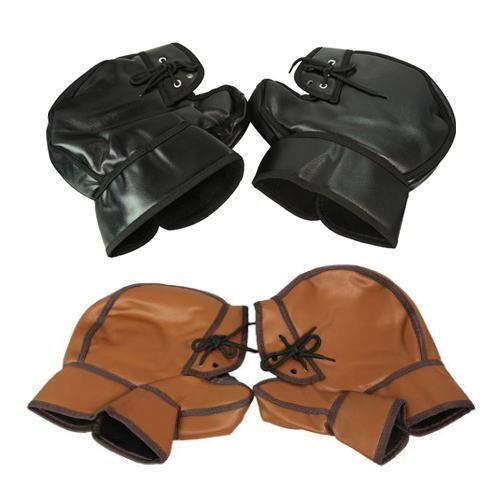 レターパック発送バイク　防寒ハンドルカバー　ブラウン　ブラック　BHC-02　BHC-01　大阪繊維...