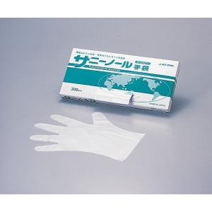 サニーノール手袋 エコロジー 白 ショート M 200枚入｜f-folio