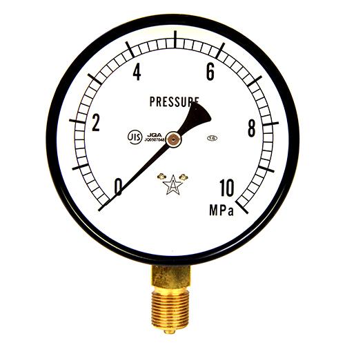 右下精器 汎用圧力計Ａ１００ Ｇ３／８ Ｓ−４１ １０．０ＭＰＡ