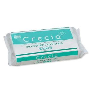 クレシア EFハンドタオル ソフト 2枚重ね 218×230mm 100組入