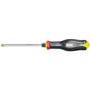 京都機械工具(KTC) 樹脂柄 ドライバーロング軸 クロス貫通タイプNo.3 D1P2330 KTC 樹脂柄ドライバークロス貫通タイプ d1p2-3【エヒメマシン】