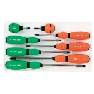 Snap-on スナップオン ソフトグリップドライバーセット（赤