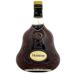 古酒 コニャック Hennessy ヘネシー X.O 金キャップ クリアボトル