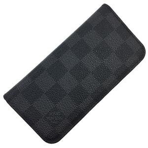 ルイ ヴィトン ランキングtop10 Iphone 6 フォリオ M グラフィット ダミエ 中古 Vuitton Louis ブラック