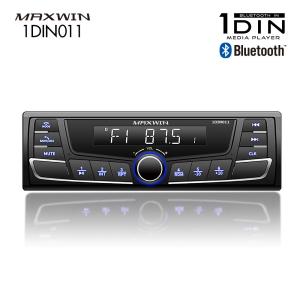 メディアプレーヤー カーオーディオ 1DIN デッキ プレーヤー Bluetooth ブルートゥース 車 USB SD 12V 1DIN009