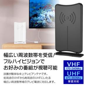 室内アンテナ 屋内アンテナ ブースター内蔵 地...の詳細画像1