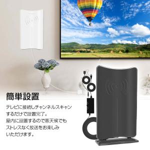 室内アンテナ 屋内アンテナ ブースター内蔵 地...の詳細画像3
