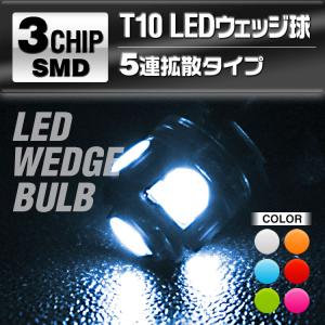 メール便送料無料 LED T10ウェッジ...
