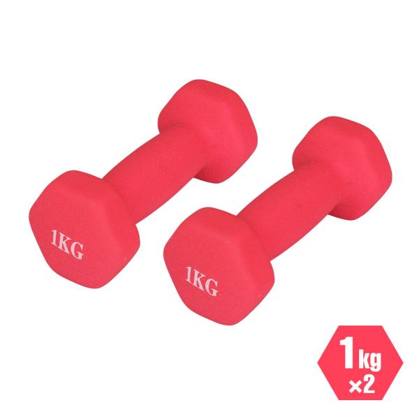 ダンベル 1kg 2個セット 鉄アレイ 筋トレ 筋力 トレーニング エクササイズ 運動 ダイエット ...