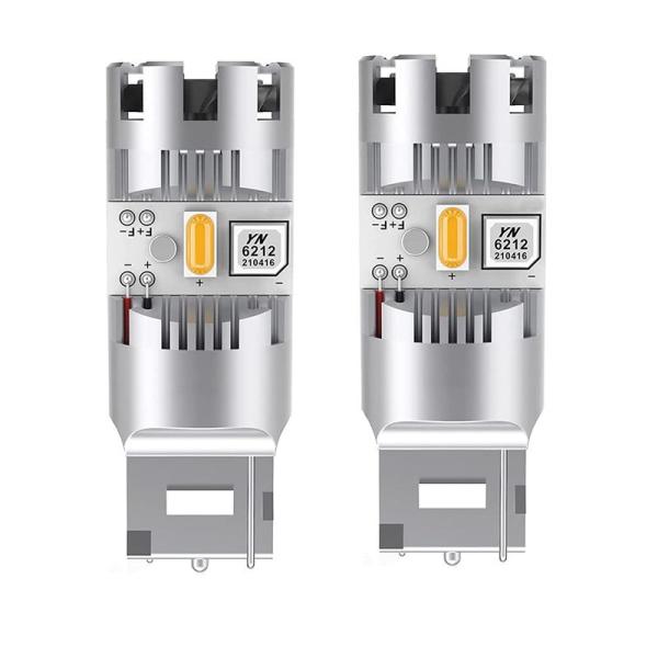 最新型 T20 ピンチ部違い LED ウィンカーバルブ 冷却ファン搭載 純正アンバー ハイフラ防止 ...