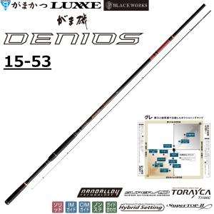(送料無料)がまかつ/Gamakatsu がま磯 デニオス 15-53 22139 磯竿 振り出し竿・振出 DENIOS