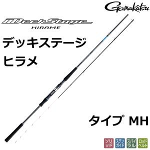 (2024年新製品)がまかつ/Gamakatsu  デッキステージ ヒラメ MH 2.5m 21381 船ヒラメ竿 DECK STAGE｜f-marin