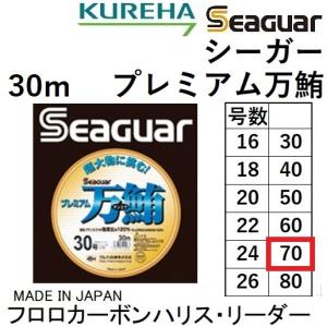 クレハ/Kureha シーガー プレミアム万鮪 30m 24号 フロロカーボン