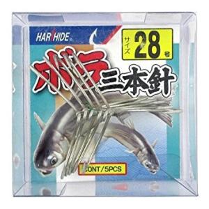 はり秀 ボラ三本針 30号 K-070 ボラ等用掛け針 ボラ掛針・ボラかけ 