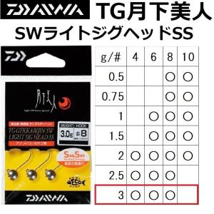 ダイワ/DAIWA TG 月下美人 SWライトジグヘッドSS 3.0g