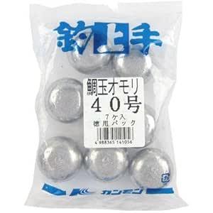 関門工業・カンモン 鯛玉オモリ 徳用1kg 5...の詳細画像1