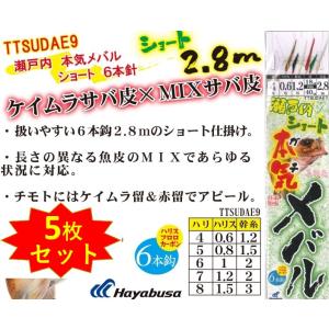 Hayabusa（ハヤブサ） 瀬戸内本気メバルショート6本針 TTSUDAE9