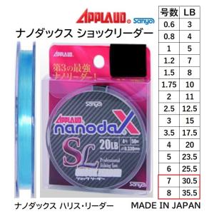 サンヨーナイロン・APPLAUD ナノダックスショックリーダー 50m
