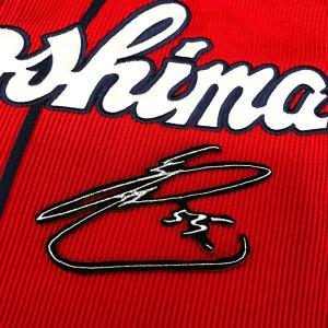 ☆送料無料☆広島 カープ 前田健太 サイン 黒布 マエケン 応援 刺繍