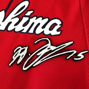 ☆送料無料☆広島 カープ 衣笠祥雄 サイン 白布 応援 刺繍 ワッペン