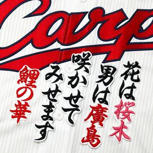 ☆送料無料☆広島 カープ 鈴木誠也 応援歌 白布 刺繍 ワッペン
