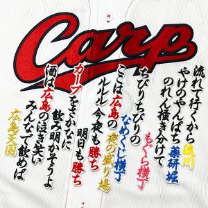 ☆送料無料☆広島 カープ 羽月隆太郎 サイン 黒布 応援 刺繍 ワッペン
