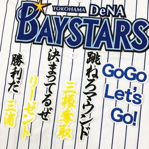 ☆送料無料☆横浜 DeNA ベイスターズ 山本祐大 サイン 黒 応援 刺繍