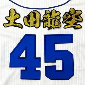 ☆送料無料☆中日 ドラゴンズ 土田龍空 背番号 & 勘亭流 ホーム 応援
