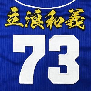 ☆送料無料☆横浜 DeNA ベイスターズ 牧秀悟 応援歌 青 応援 刺繍