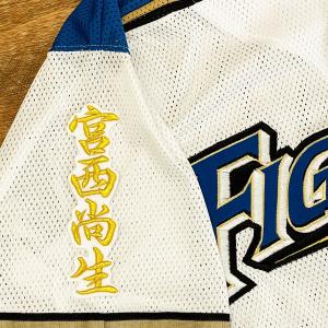 ☆送料無料☆北海道 日本ハム ファイターズ 日ハム 山縣秀 ネーム 袖