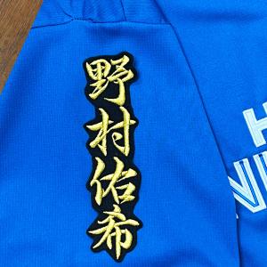 ☆送料無料☆オリックス バファローズ 中川圭太 応援歌 白 応援 刺繍