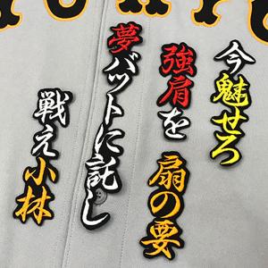 ☆送料無料☆東京 ヤクルト スワローズ 内山壮真 応援歌 白 刺繍