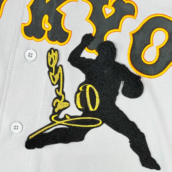 ★送料無料★東京　読売　ジャイアンツ　巨人　甲斐拓也　シルエット &amp; サイン　刺繍　ワッペン　応援　...