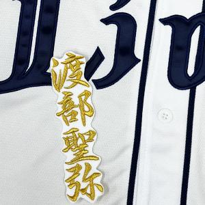 ☆送料無料☆埼玉 西武 ライオンズ 渡部聖弥 ネーム 黒 応援 刺繍