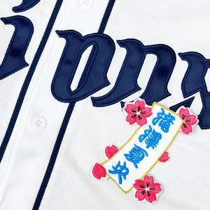 ☆送料無料☆埼玉 西武 ライオンズ 山村崇嘉 応援歌 黒 応援 刺繍